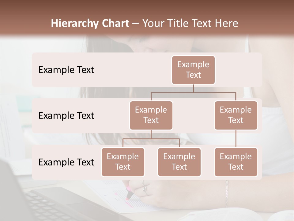 Mature Teenager Smile PowerPoint Template
