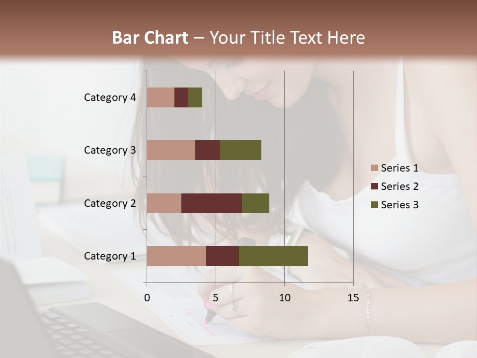 Mature Teenager Smile PowerPoint Template