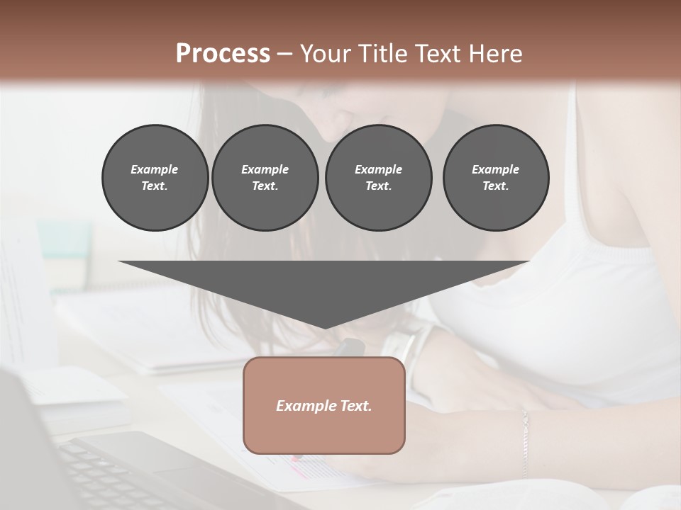 Mature Teenager Smile PowerPoint Template