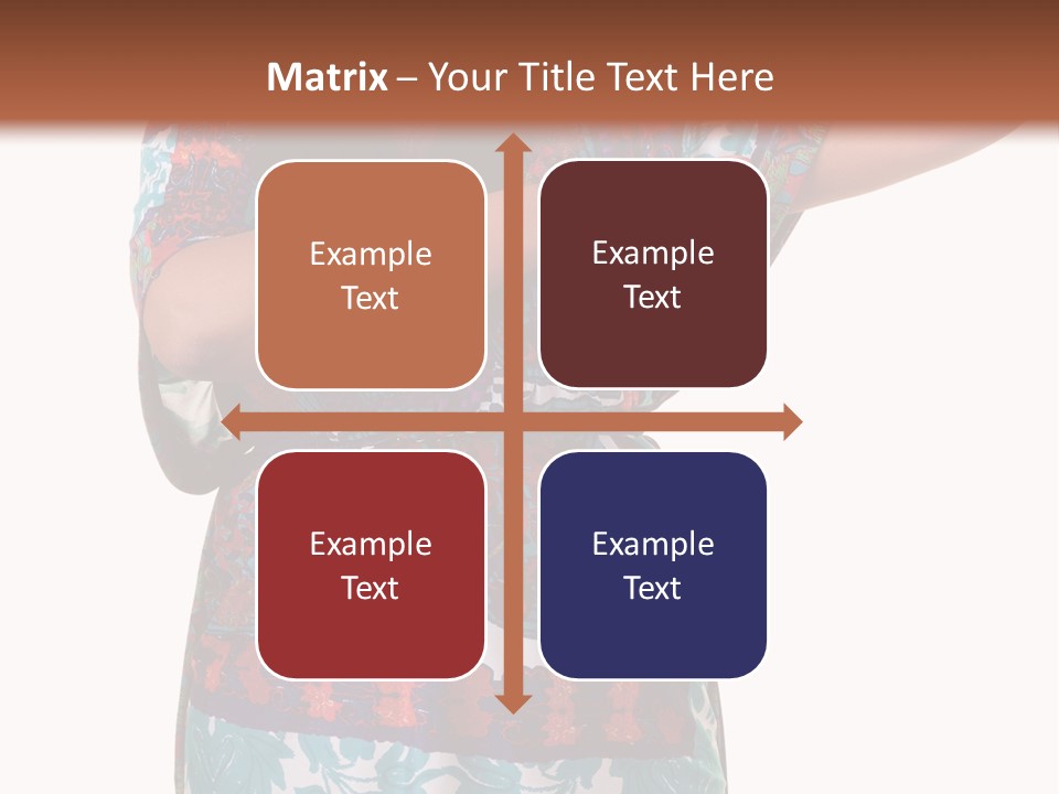 Healthy Overweight Flexing PowerPoint Template