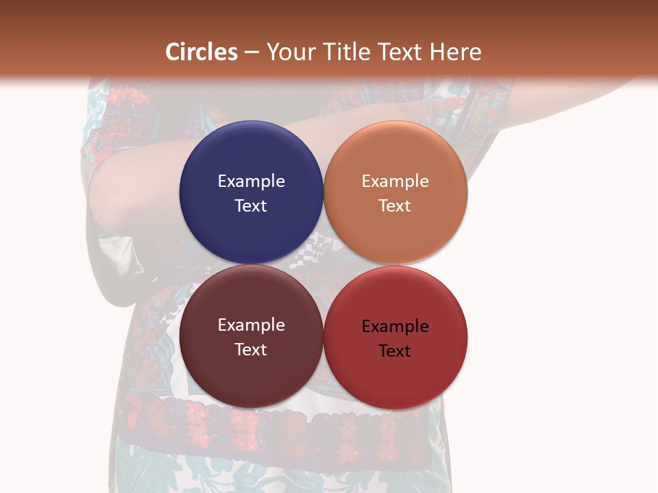 Healthy Overweight Flexing PowerPoint Template