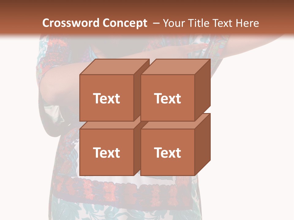 Healthy Overweight Flexing PowerPoint Template