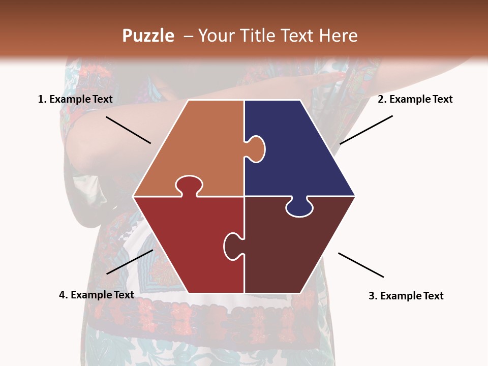 Healthy Overweight Flexing PowerPoint Template