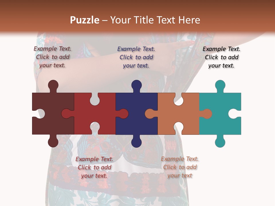 Healthy Overweight Flexing PowerPoint Template