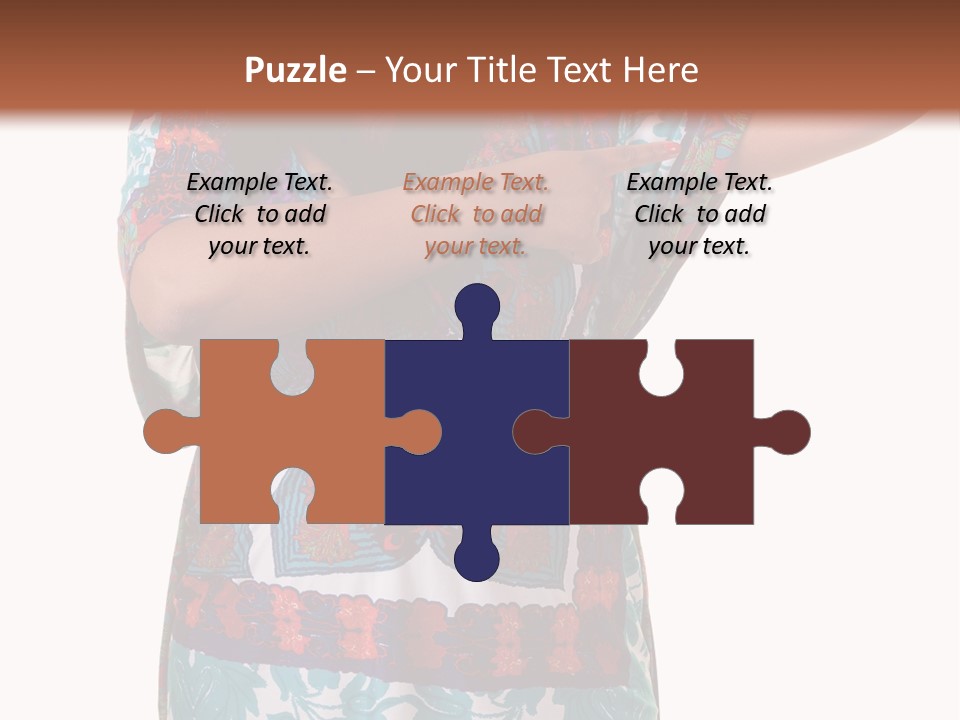 Healthy Overweight Flexing PowerPoint Template