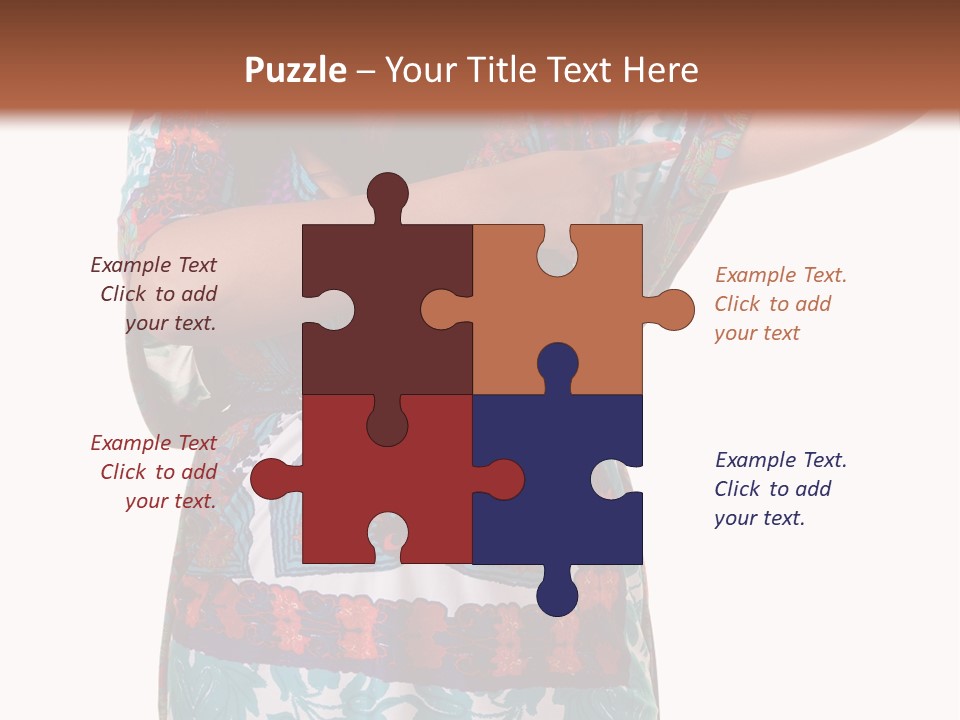 Healthy Overweight Flexing PowerPoint Template