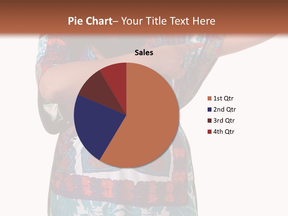 Healthy Overweight Flexing PowerPoint Template