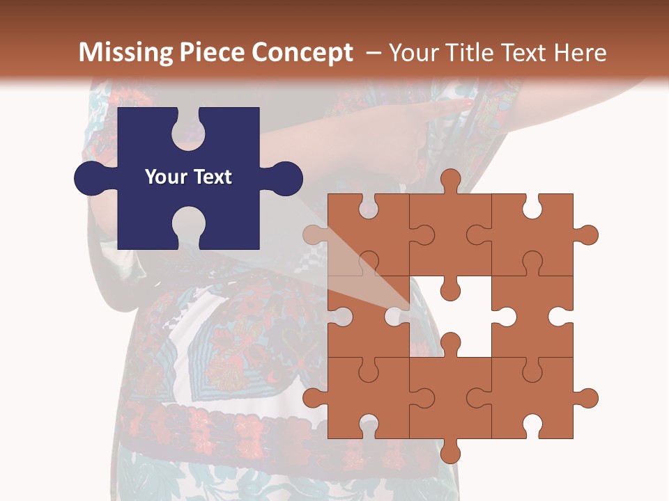 Healthy Overweight Flexing PowerPoint Template