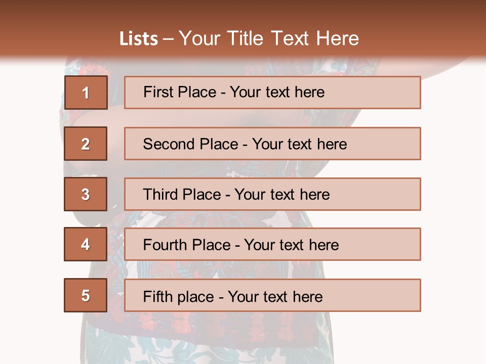 Healthy Overweight Flexing PowerPoint Template