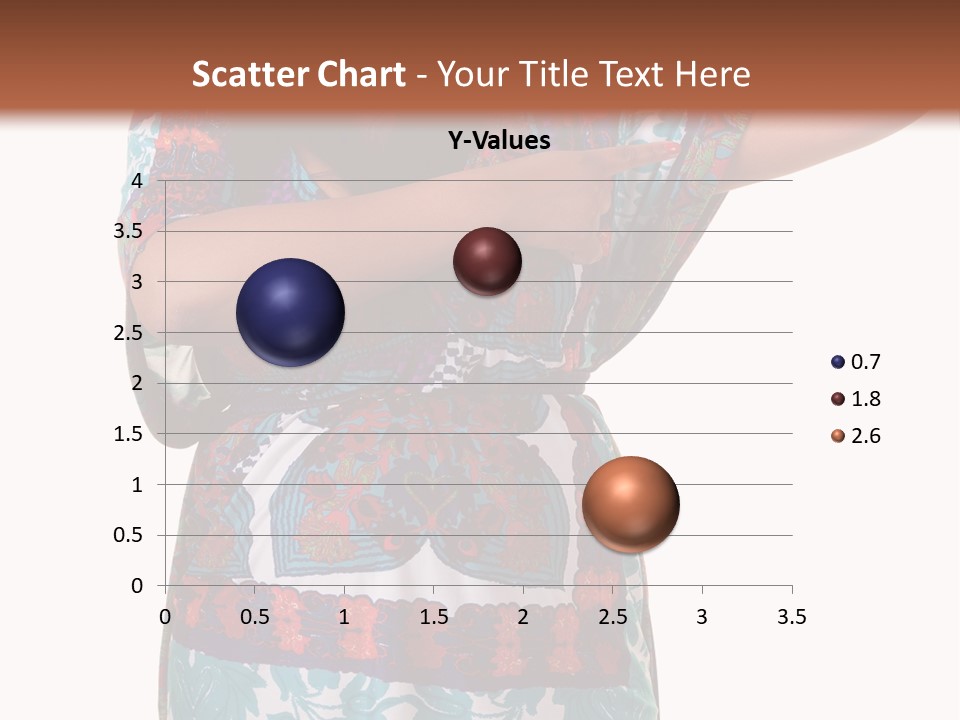 Healthy Overweight Flexing PowerPoint Template