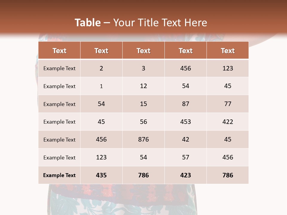 Healthy Overweight Flexing PowerPoint Template