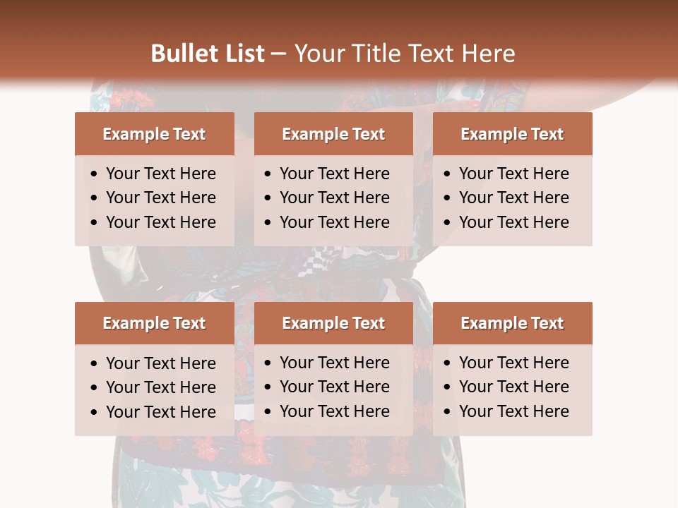 Healthy Overweight Flexing PowerPoint Template