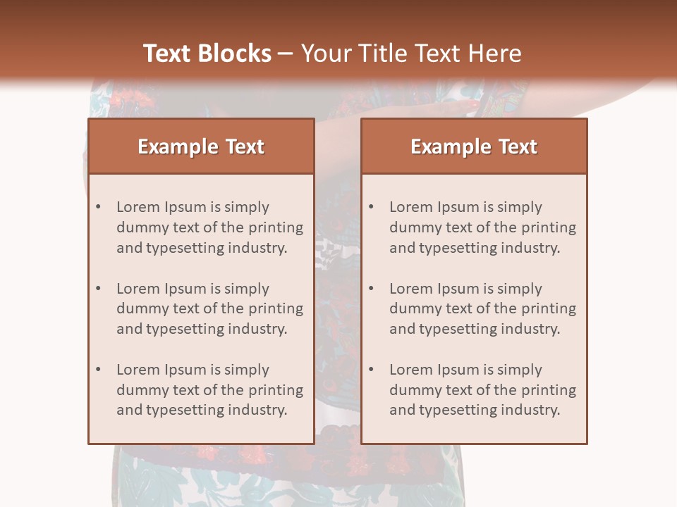 Healthy Overweight Flexing PowerPoint Template