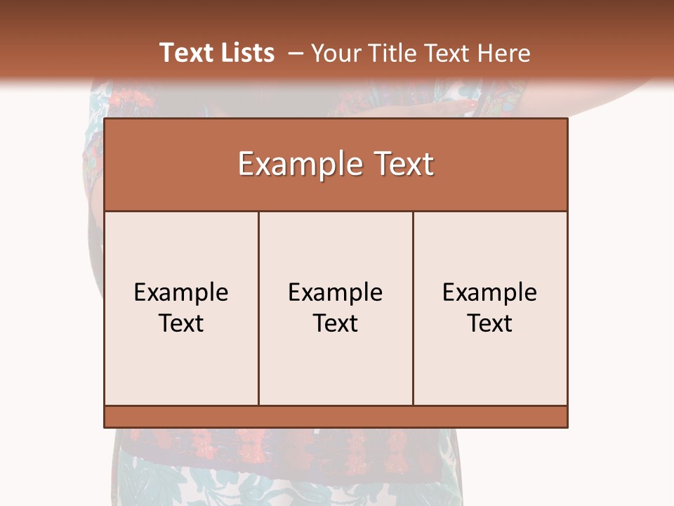 Healthy Overweight Flexing PowerPoint Template
