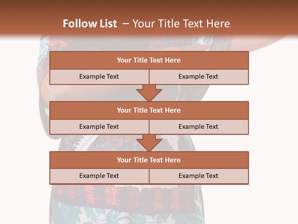 Healthy Overweight Flexing PowerPoint Template