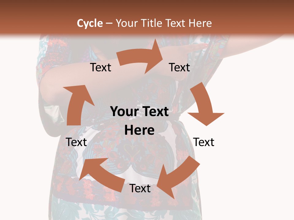 Healthy Overweight Flexing PowerPoint Template