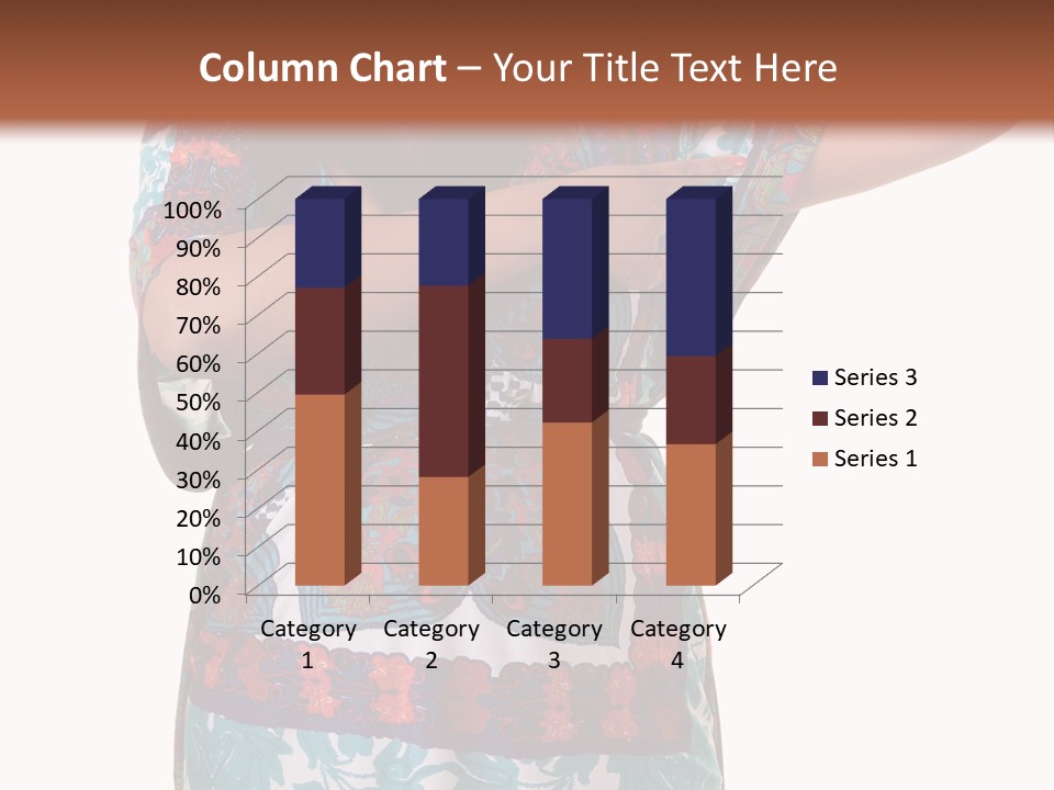Healthy Overweight Flexing PowerPoint Template