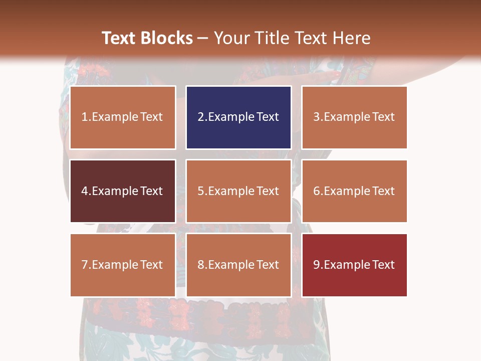 Healthy Overweight Flexing PowerPoint Template