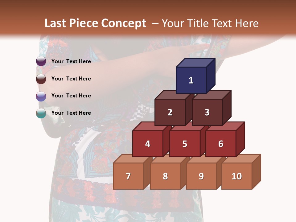 Healthy Overweight Flexing PowerPoint Template