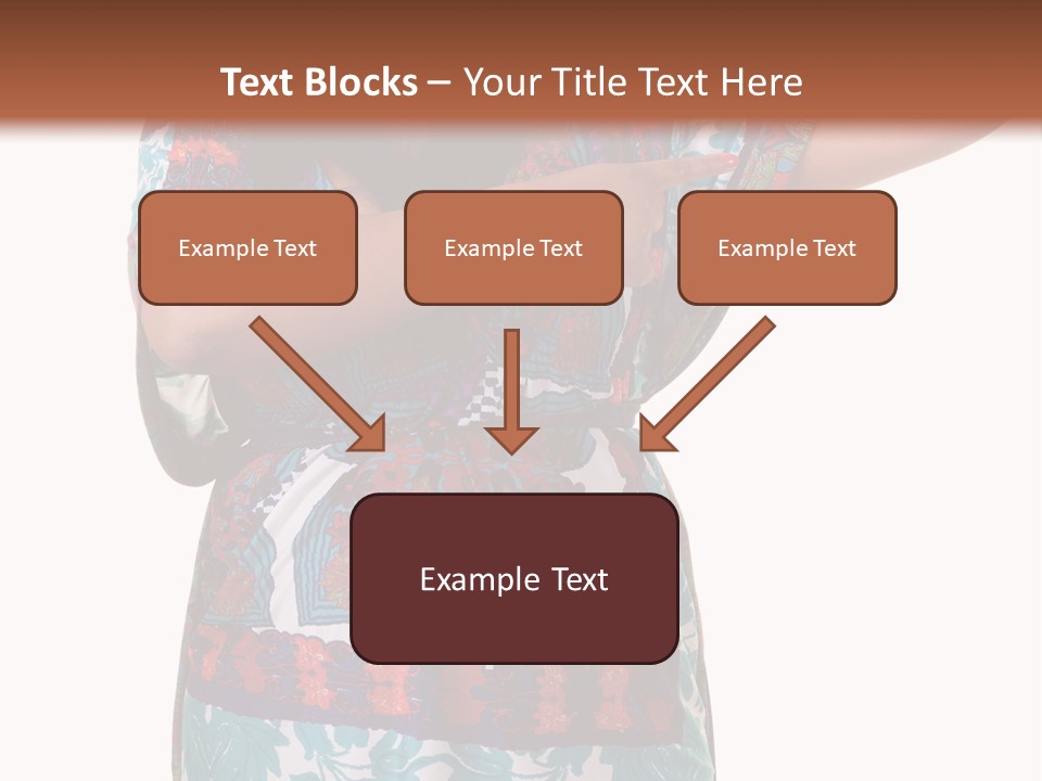 Healthy Overweight Flexing PowerPoint Template