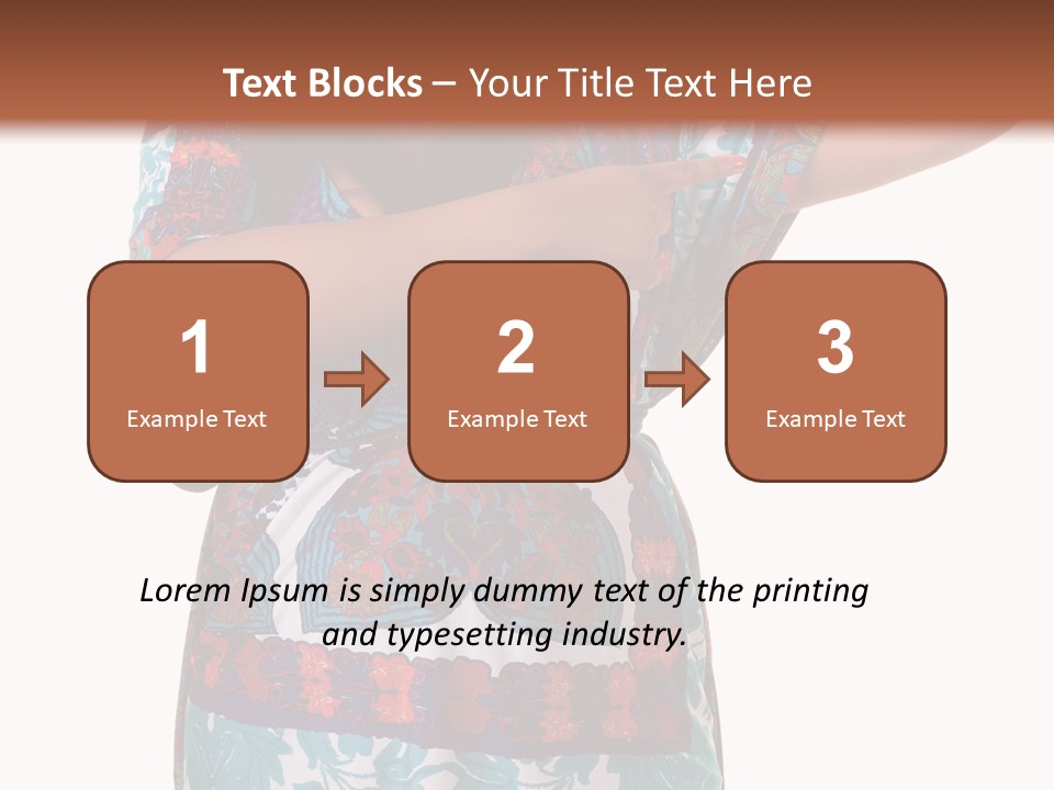 Healthy Overweight Flexing PowerPoint Template