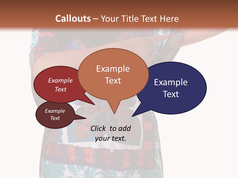 Healthy Overweight Flexing PowerPoint Template