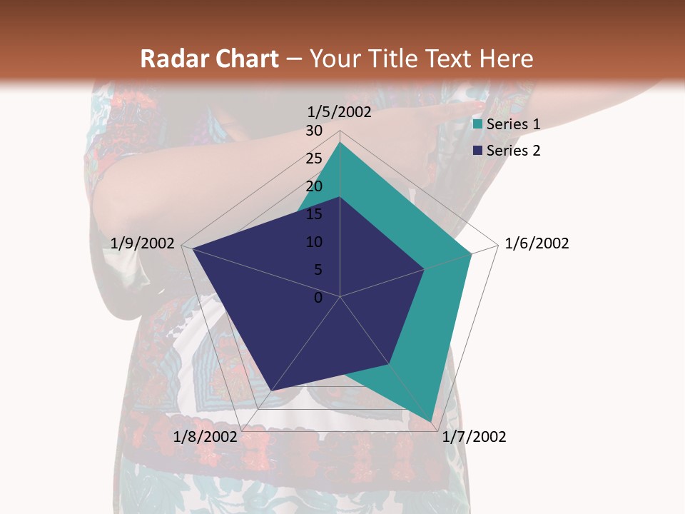 Healthy Overweight Flexing PowerPoint Template