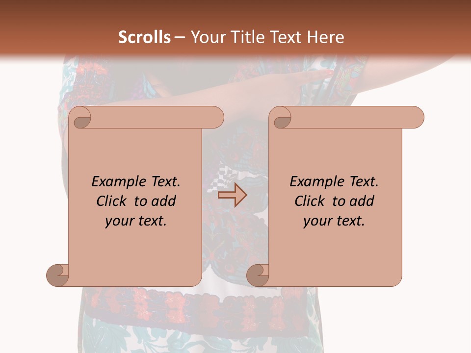 Healthy Overweight Flexing PowerPoint Template