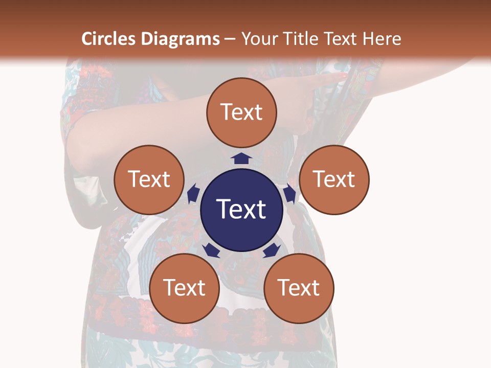 Healthy Overweight Flexing PowerPoint Template