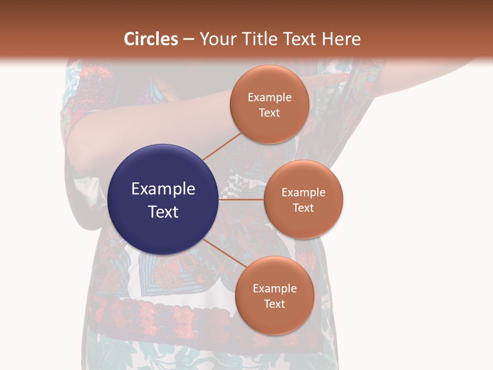 Healthy Overweight Flexing PowerPoint Template