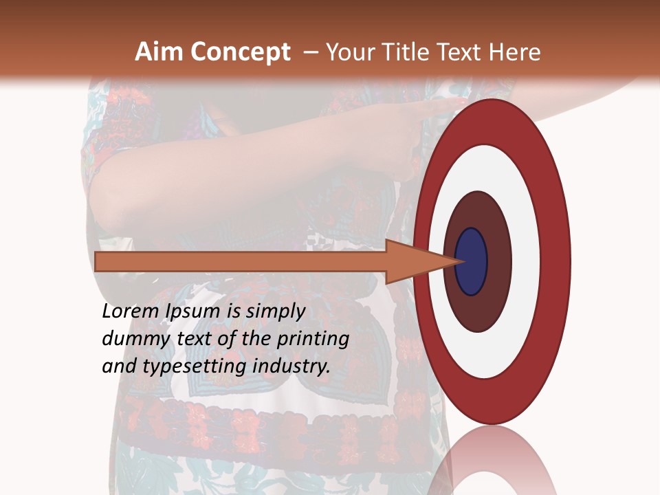 Healthy Overweight Flexing PowerPoint Template