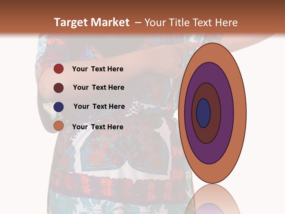 Healthy Overweight Flexing PowerPoint Template