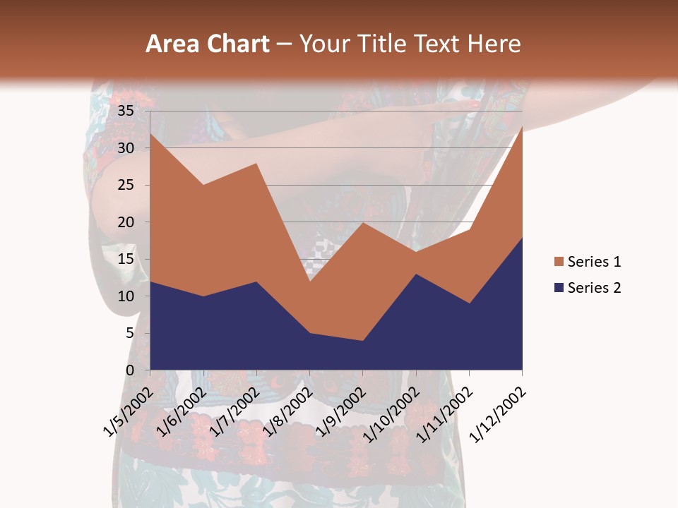 Healthy Overweight Flexing PowerPoint Template