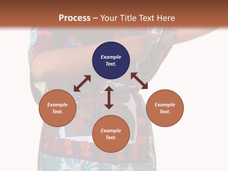 Healthy Overweight Flexing PowerPoint Template