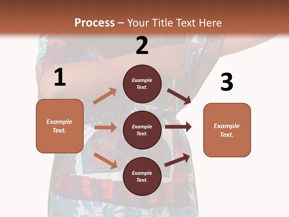 Healthy Overweight Flexing PowerPoint Template