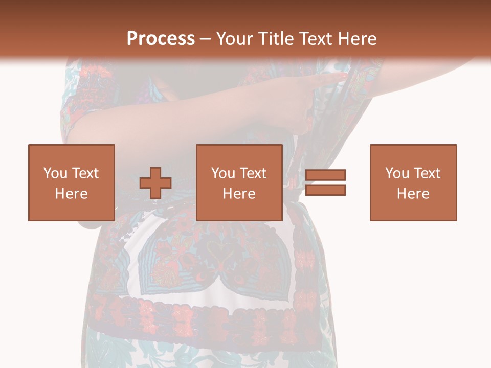 Healthy Overweight Flexing PowerPoint Template