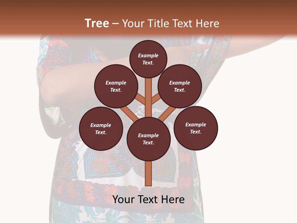 Healthy Overweight Flexing PowerPoint Template