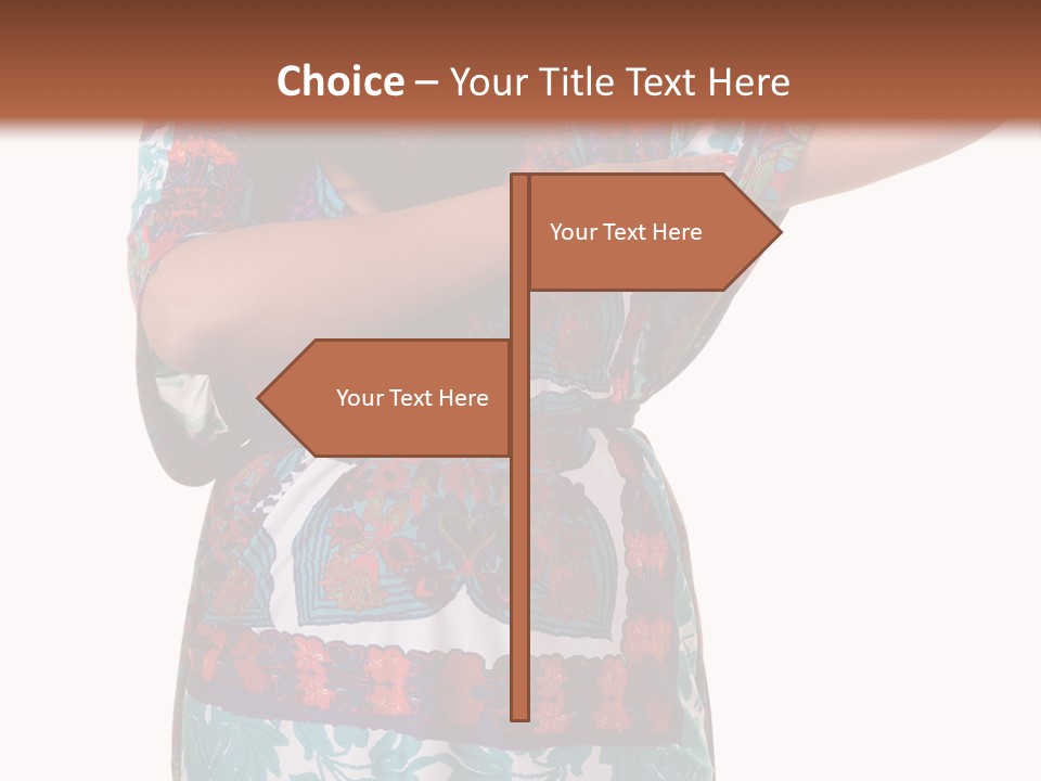 Healthy Overweight Flexing PowerPoint Template