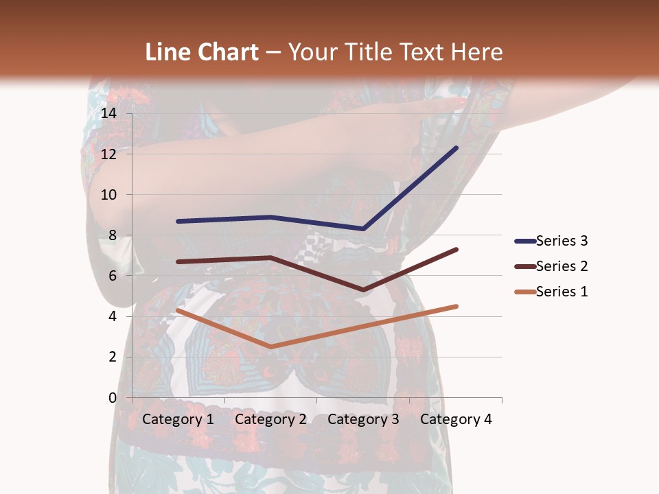 Healthy Overweight Flexing PowerPoint Template