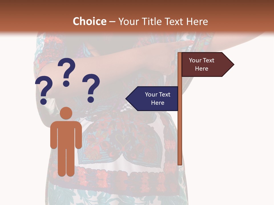 Healthy Overweight Flexing PowerPoint Template