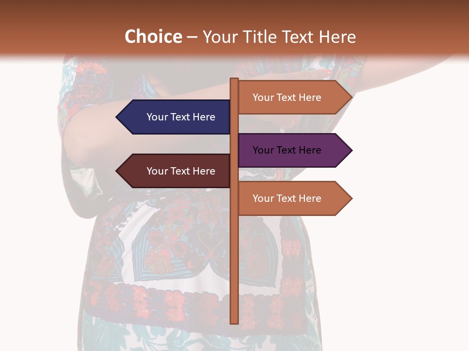 Healthy Overweight Flexing PowerPoint Template