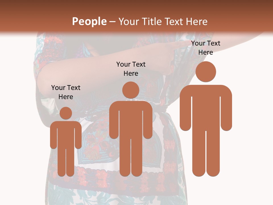 Healthy Overweight Flexing PowerPoint Template