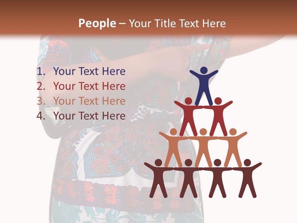 Healthy Overweight Flexing PowerPoint Template