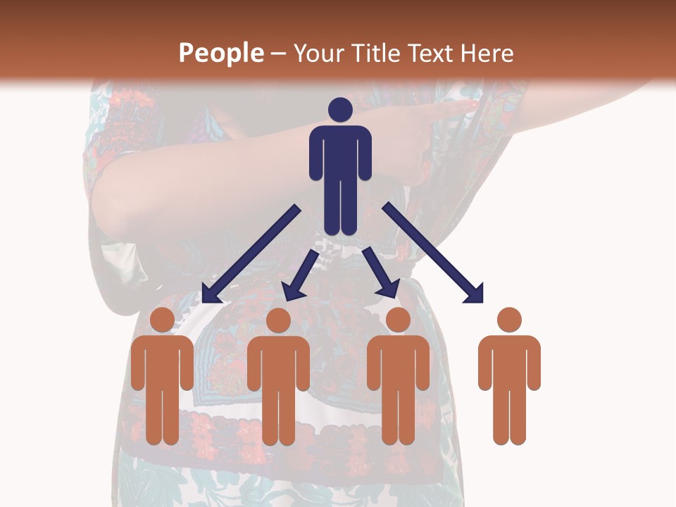 Healthy Overweight Flexing PowerPoint Template