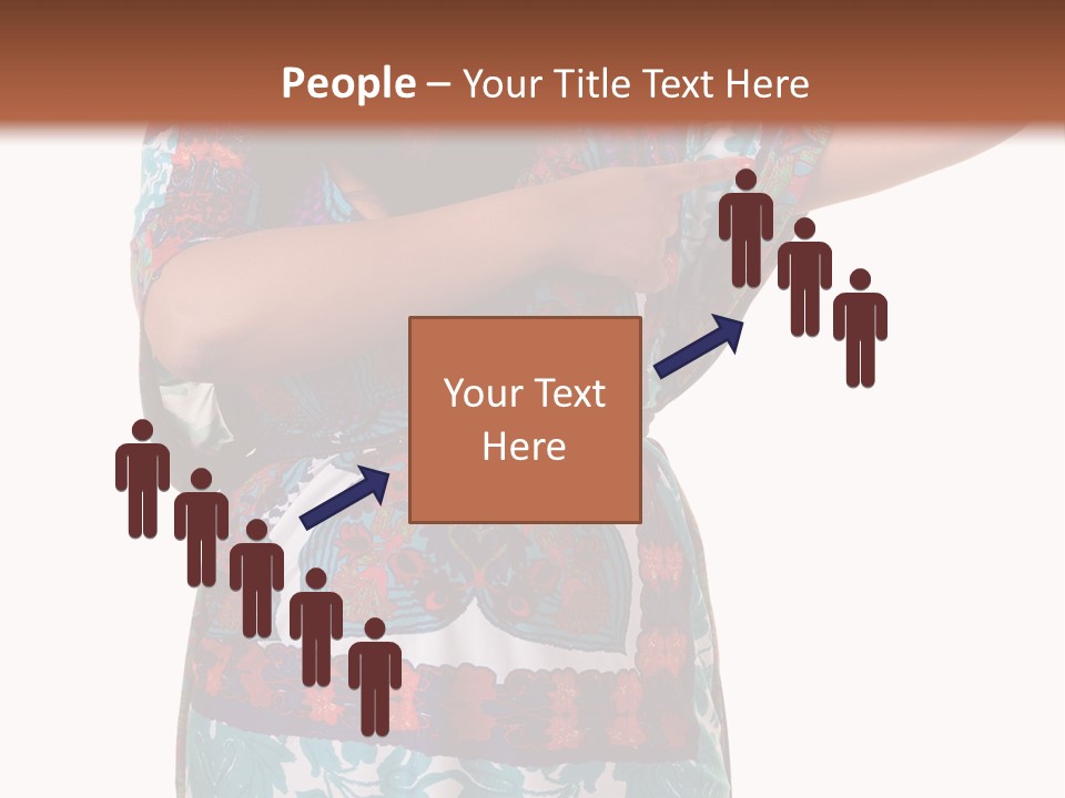 Healthy Overweight Flexing PowerPoint Template