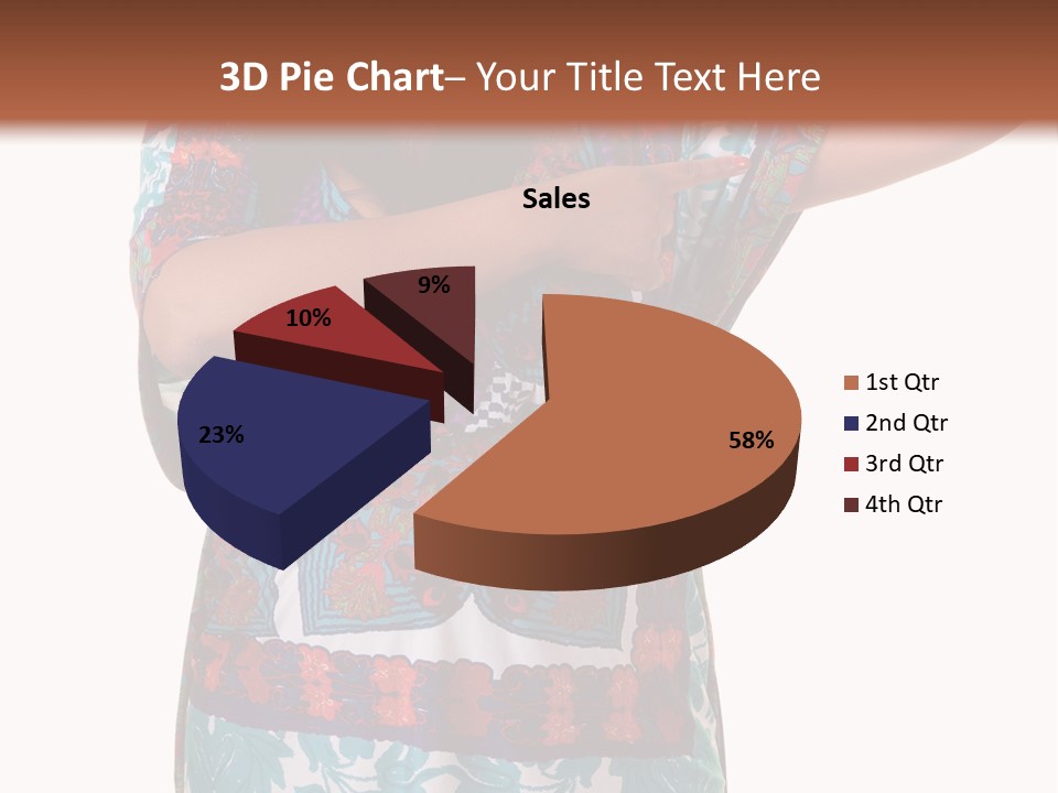 Healthy Overweight Flexing PowerPoint Template