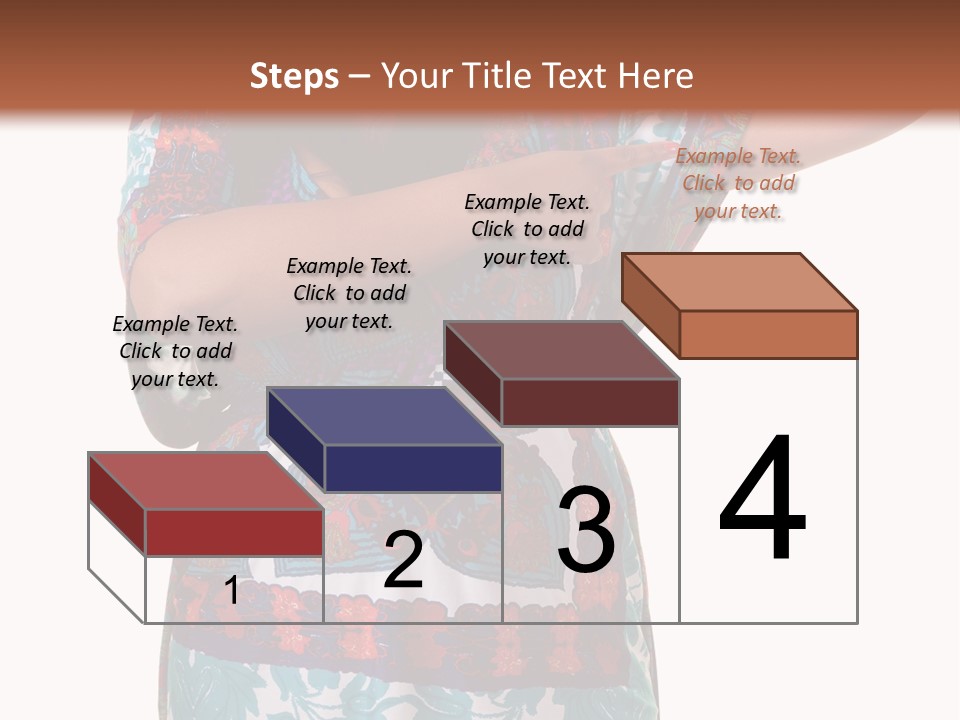 Healthy Overweight Flexing PowerPoint Template