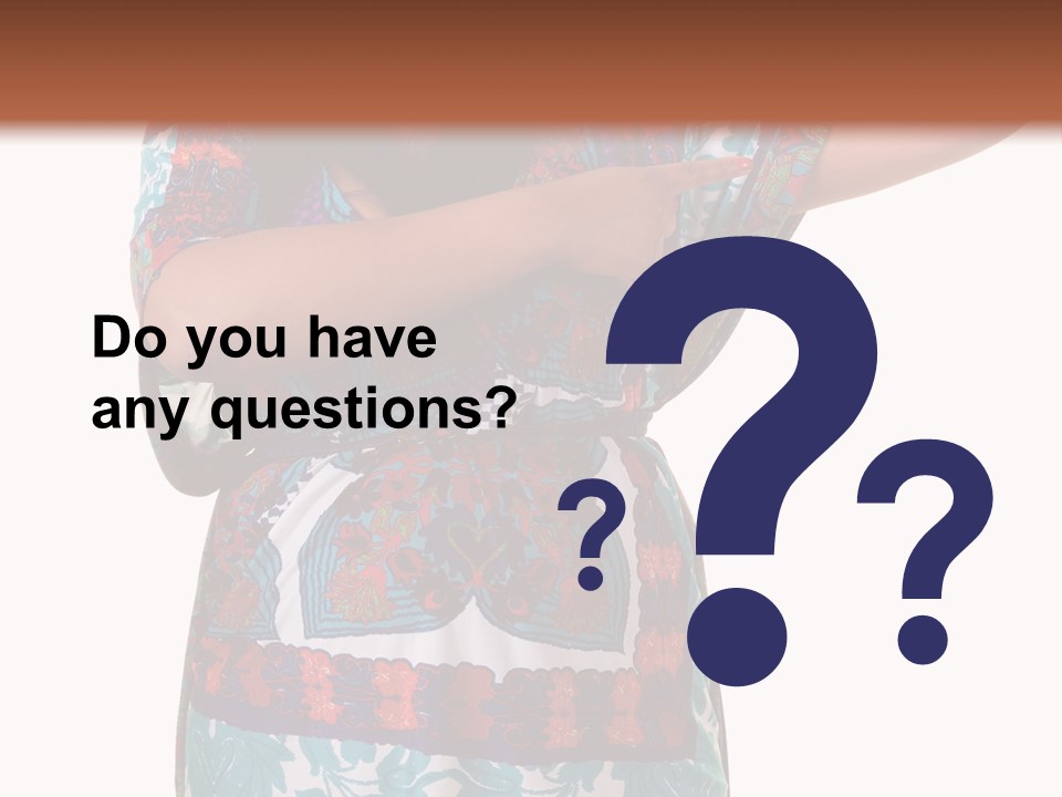 Healthy Overweight Flexing PowerPoint Template