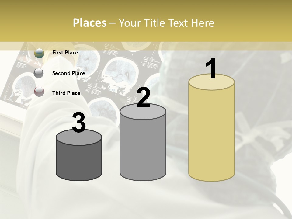 A Person In A White Lab Coat Holding A Piece Of Paper PowerPoint Template