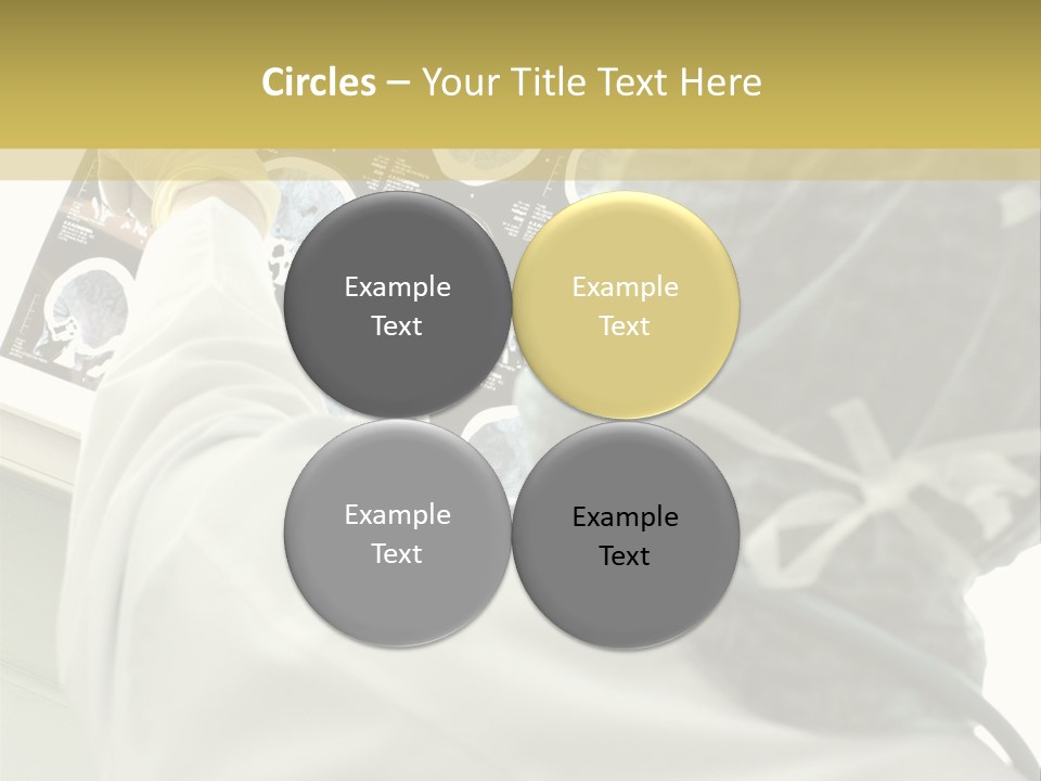 A Person In A White Lab Coat Holding A Piece Of Paper PowerPoint Template